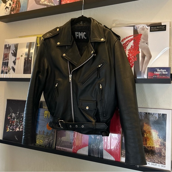 FMC Superstar Men's Motorcycle Leather Jacket - Picture 2 of 7